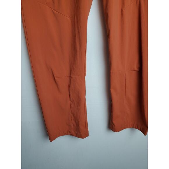 Standard Cloth Urban Outfitters Mens Small Nylon Tech Pant Cargo Orange Pockets - Picture 4 of 12